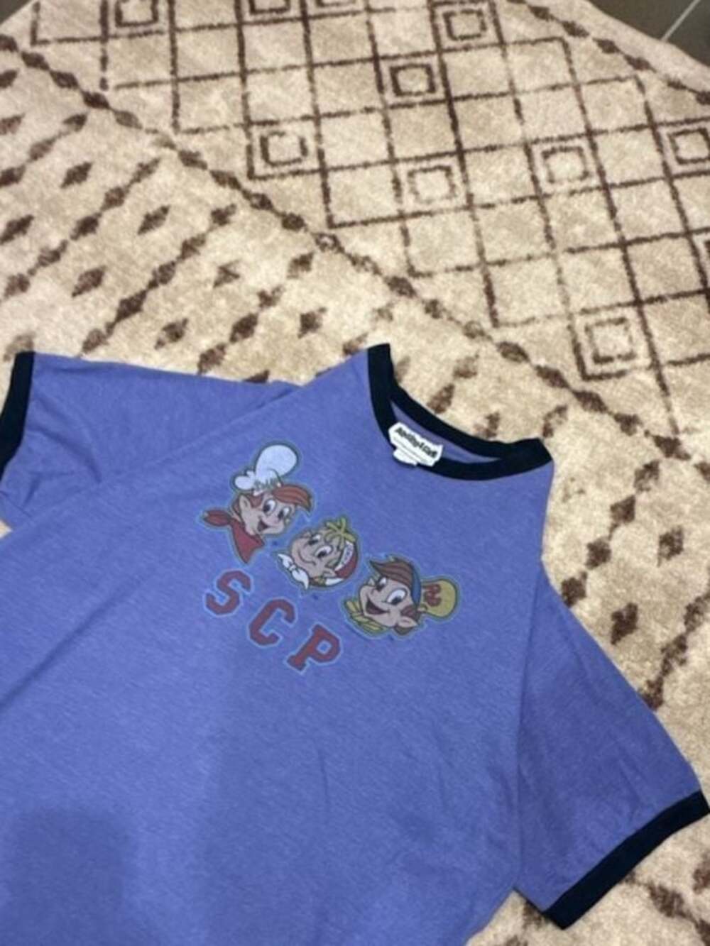 Vintage Passing4Sane Snap Crackle Pop Rice Krispies Ringer T-Shirt XL